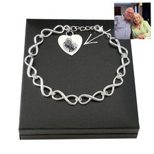 Bracelet Argenté Avec Photo