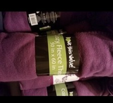 Purple 50 X 60 Fleece New