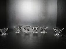 lot de 6 coupe champagne cristal  Baccarat signée Valençay Harcourt talleyrand 