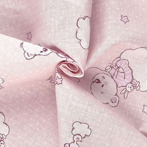 Tissu imprimé mètre pur - au,