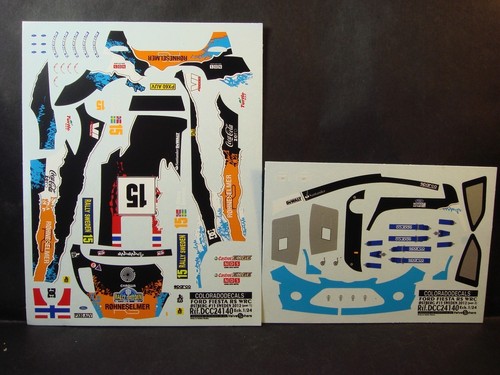 Decals ford fiesta rs wrc - 1/24,