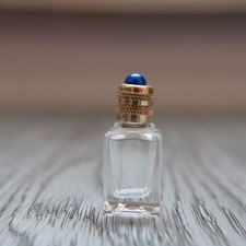 3.5 cm, Petite bouteille en verre, miniature vide en verre transparente