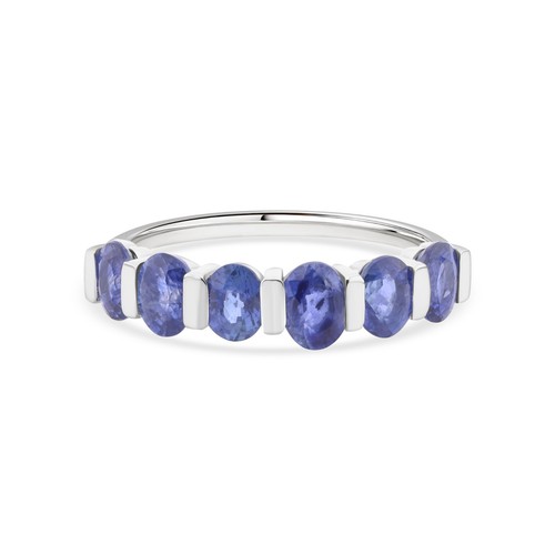 Bague ovale massif blanc - en, or