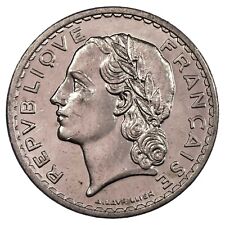 France 5 francs Lavrillier 1935 - SUP/SPL - nickel - F.336/4 Gad.760 KM.888