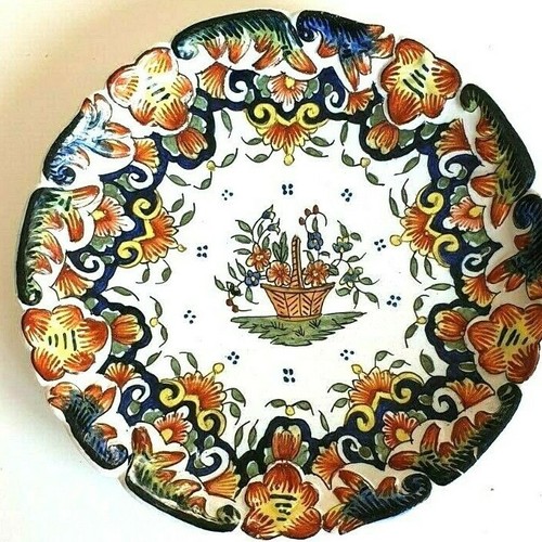 Assiette vieux rouen - vieux,