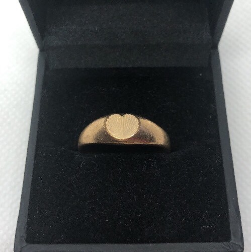 Bague jonc vintage plaqué - vintage, or