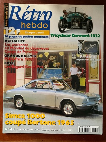 Retro hebdo essai - essai, simca