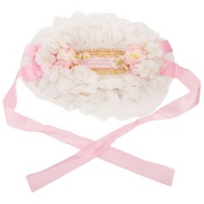  Chapeau victorien : Bonnet en rotin et dentelle victorienne pour femme -