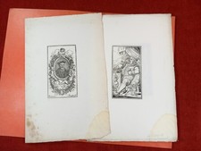 Lot gravures Rabelais Portrait