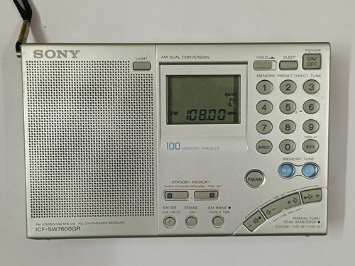 Sony icf 7600 shortwave - sw,