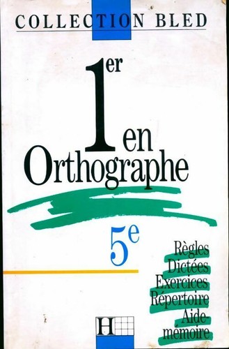1er orthographe - en, 5e