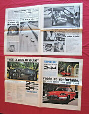PANHARD  24 ct  reportage " racée et confortable "  /   dépliant 1965