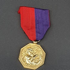Belle médaille de la musique en métal doré #44