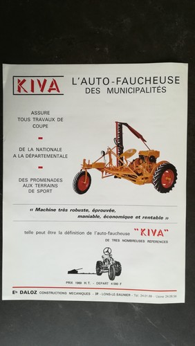 Brochure autofaucheuse kiva - brochure,