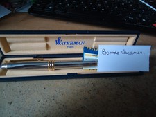 stylo plume Waterman iridium point Germany avec boitier-état neuf -à cartouche