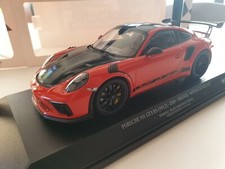 Porsche 911 GT3 RS 991.2 2019 orange pack Weissach - 1 of 111 -  Minichamps 1/18