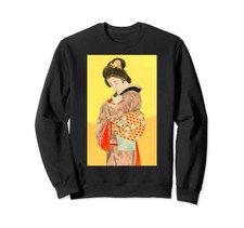 Geisha and Cat in Kimono Girl