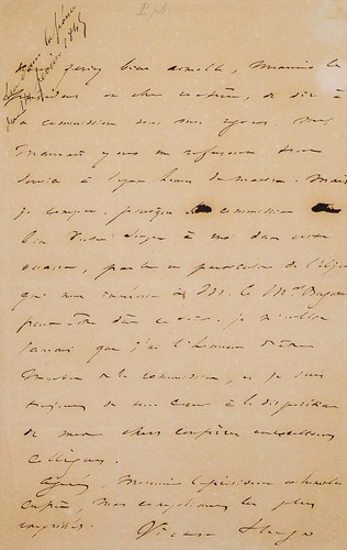 Victor hugo lettre - hugo,