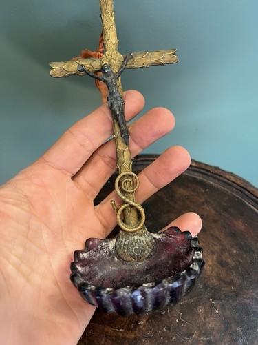 Benitier croix christ - benitier,