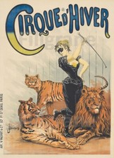 CIRQUE D'HIVER FAUVES Roig-POSTER HQ 50x70cm d'une AFFICHE VINTAGE