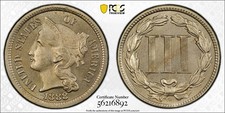 1888 PCGS PR65 Three Cent