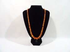 ANCIEN COLLIER EN AMBRE JAUNE