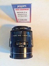 Objectif macro Minolta 50 mm f2,8 AF excellent