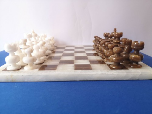 Jeu échecs albâtre - en,