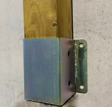 Ancre Poteau Mural, Pied de poteau carré en acier galvanisé pour anchor mur 