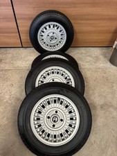 Jante Alfa Roméo Coupé Bertone 2000 + 4 Pneus Neufs Michelin 165 HR 14 XAS