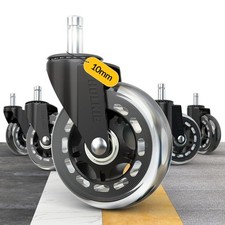 roulettes chaise bureau de 10 x 22 mm Lot de 5 Convient chaises de bureau 1KEA