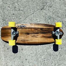 Surfskate Type Carver En Bois De Noyer, Trucks Carver. ( Realisé En Atelier)