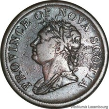 D4842 Canada Nova Scotia Penny George IV 1832 -> Make offer