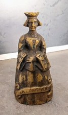 Ancienne cloche sonnette de table / hôtel / comptoir bronze LA REINE ANNE  C45