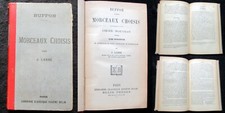 Buffon Morceaux Choisis (Choix nouveau) par J. Labbé. 1903 chez E. Belin