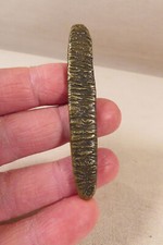 ANCIENNE MONNAIE EN BRONZE BARQUE CANOE DU LAOS ASIE