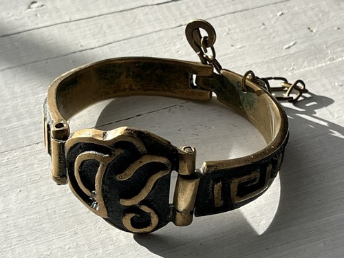 Bracelet manchette bronze - bracelet,