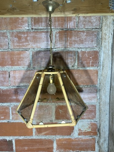 Suspension ancienne hexagonale - suspension,