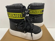 Moon Boot JR Park Boot Noir/Jaune EU 31 – Bottes Après-Ski Enfant Unisex