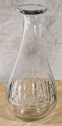 Ancienne carafe publicitaire - carafe,