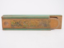 Plumier en bois des années 1930 avec manque longueur de 23 cm