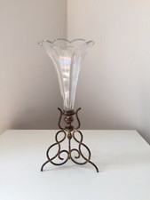 Soliflore tulipe laiton doré bambou Napoléon III XIX