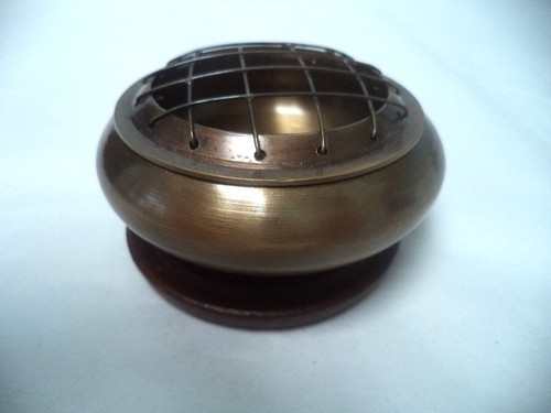Dark brass censer incense - brass,