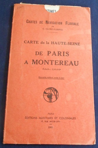 Carte haute seine de - la,