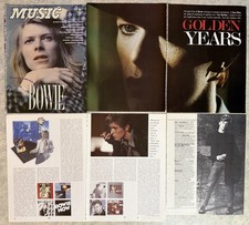 DAVID BOWIE lot De Presse