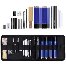 Crayon Materiel de Dessin et Croquis 35 PiècesManga Art Supplies avec Esquiss...