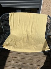 coupon jersey côtelé jaune 85 x 120 cm