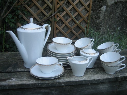 Ancien service café art - service,