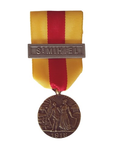 Médaille mihiel 1918avec - st,