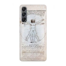 Coque pour téléphone Samsung Galaxy, De Vinci, Homme de Vitruve